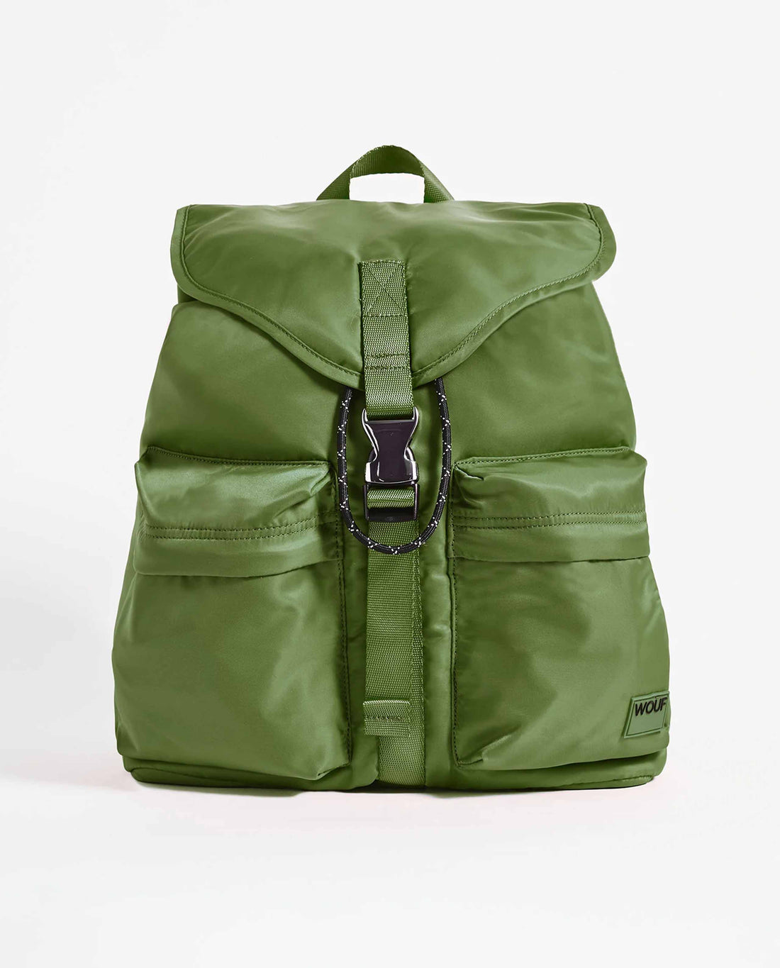 Marché Commun sac à dos backpack dublin en nylon recyclé vert kaki Wouf