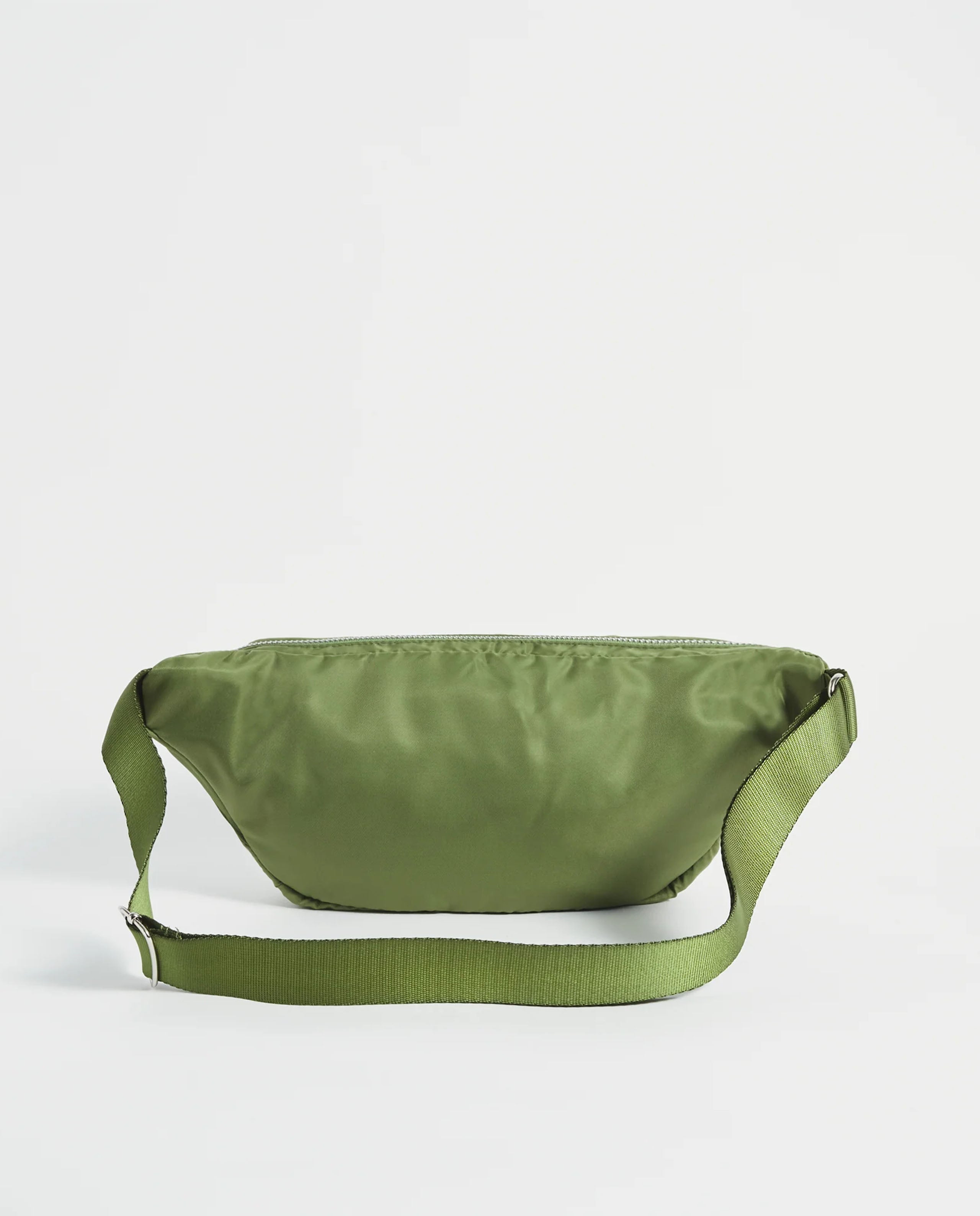 Marché Commun sac banane en nylon recyclé vert kaki Wouf