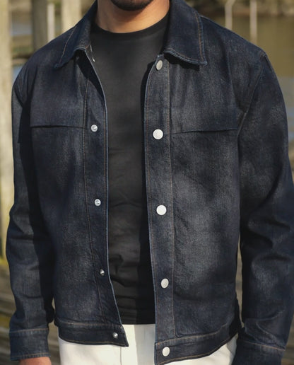 Blouson en denim bio