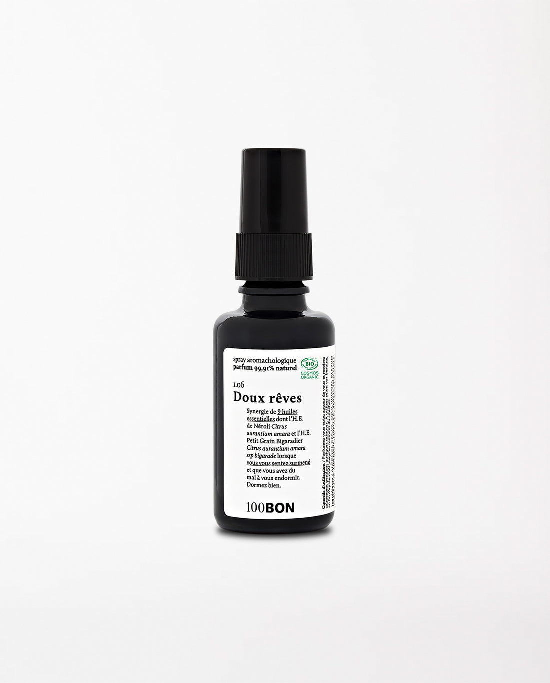 marché commun 100BON spray aromachologie naturel doux rêves huiles essentielles fabriquée en France