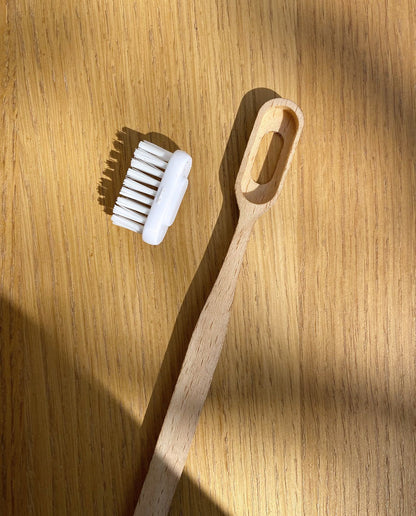marché commun caliquo recharges brosse à dents écologique zéro-déchet bois salle de bain