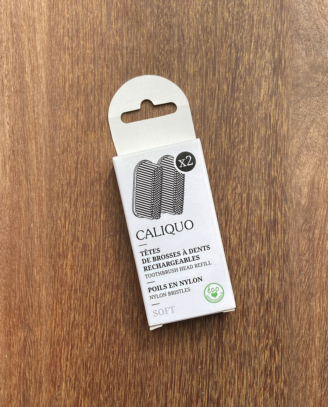 marché commun caliquo recharges brosse à dents écologique zéro-déchet bois salle de bain