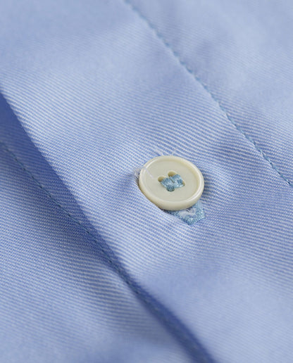 marché commun noyoco chemise homme éco-responsable coton upcyclé bleue
