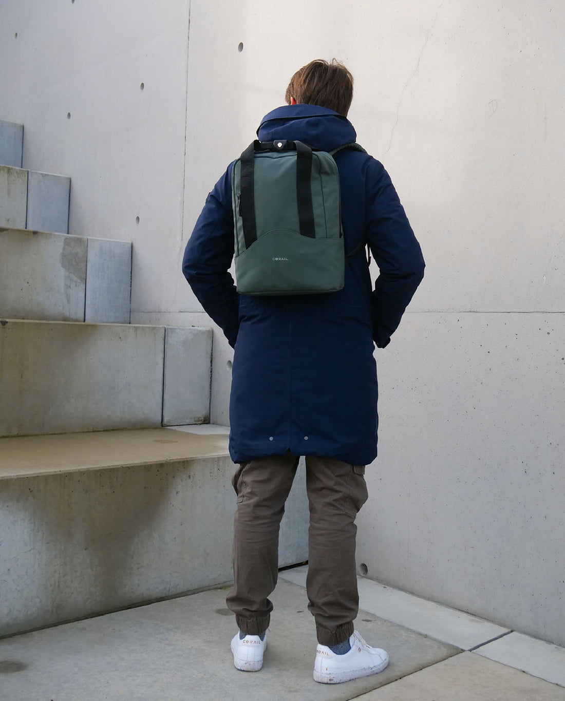 Sac à dos imperméable en plastique recyclé
