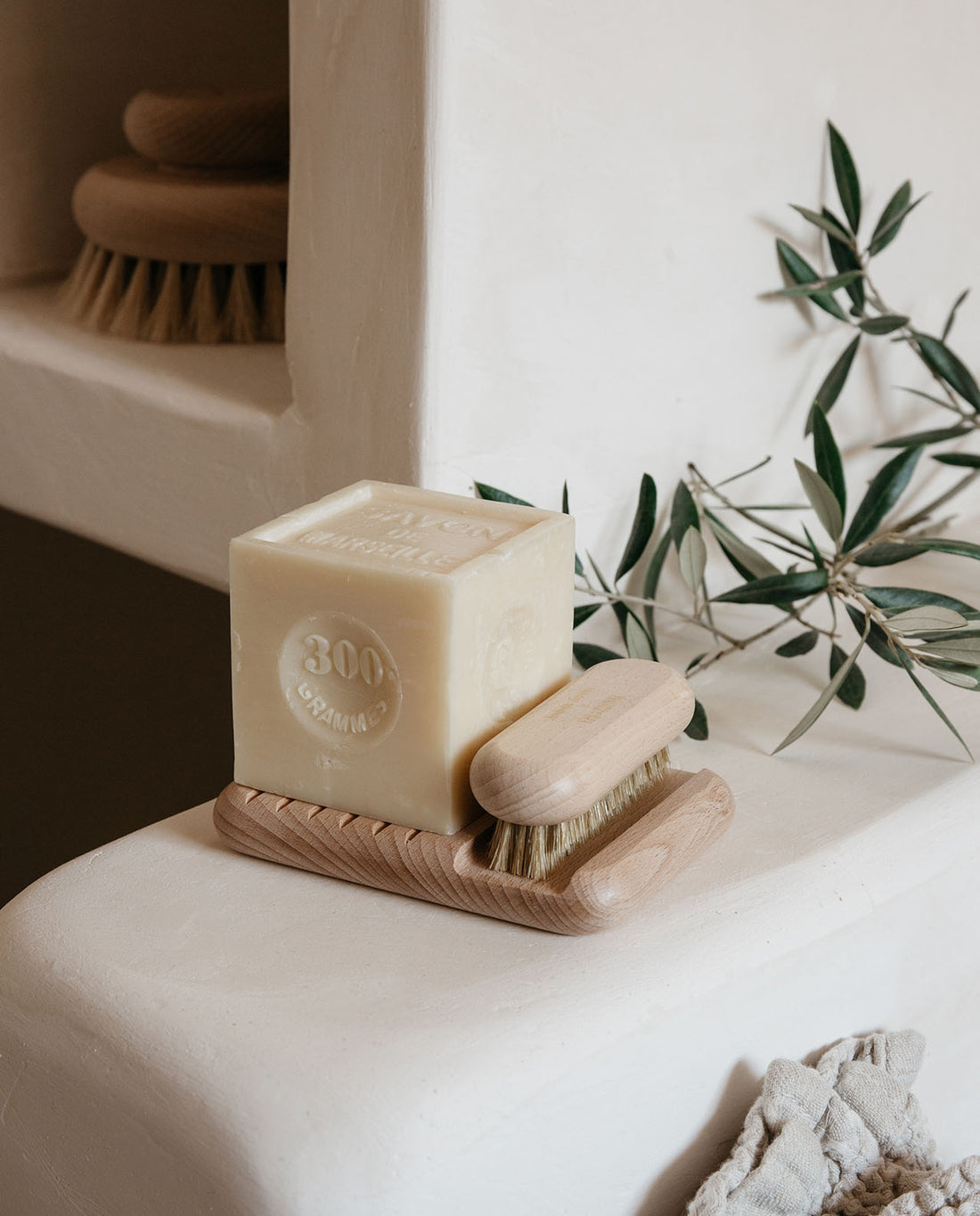 marché commun andrée jardin coffret savon marseille brosse à ongles naturel fabriqué en france bois hêtre