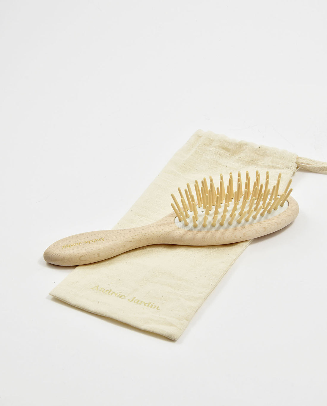 marché commun andrée jardin brosse cheveux démêlante bois petit format voyage naturelle fabriquée en France