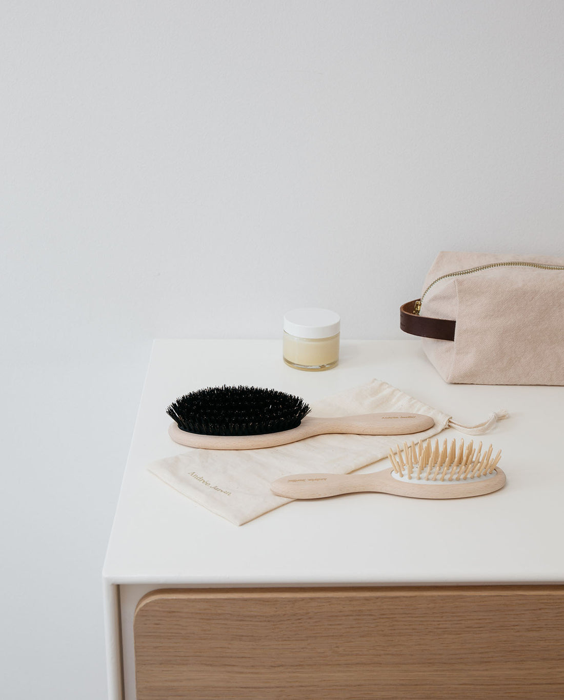 marché commun andrée jardin brosse cheveux démêlante bois petit format voyage naturelle fabriquée en France