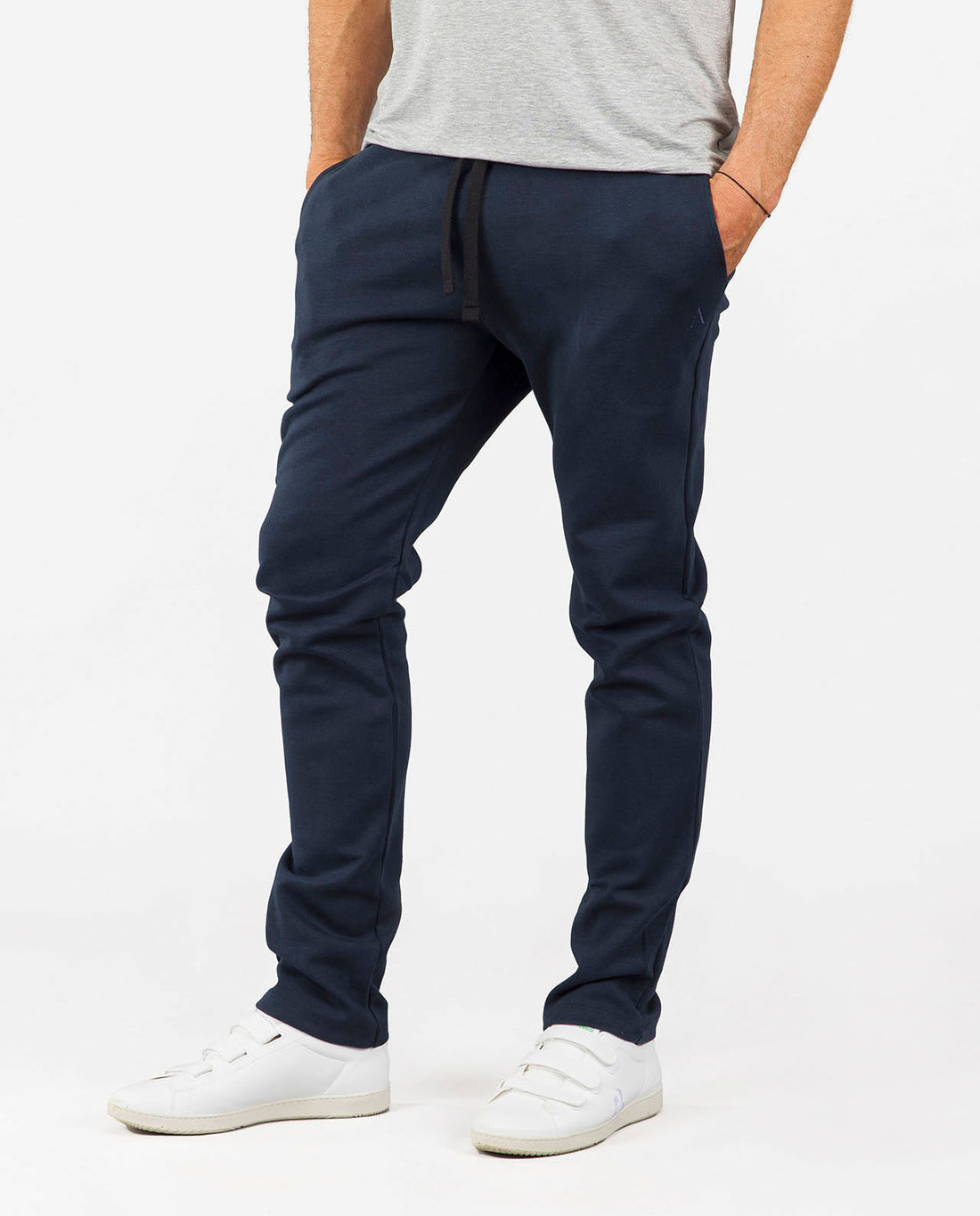 marché commun apnée swimwear pantalon jogging loungewear homme coton biologique éco-responsable bleu marine