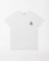 marché commun bask in the sun t-shirt manches courtes homme coton biologique éco-responsable imprimé logo marin blanc
