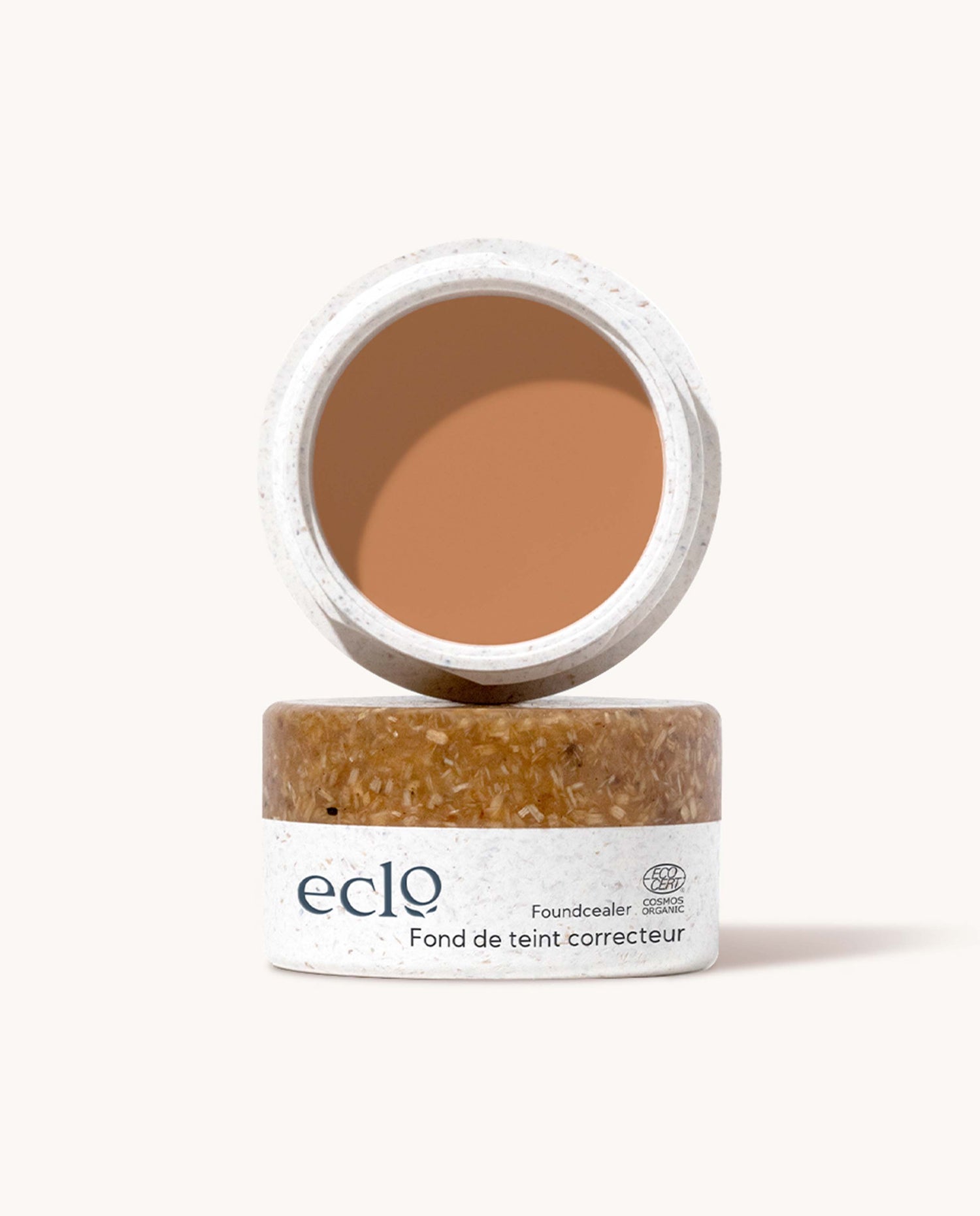 marché commun eclo beauté maquillage fond de teint correcteur naturel biologique Made in France zéro-déchet caramel