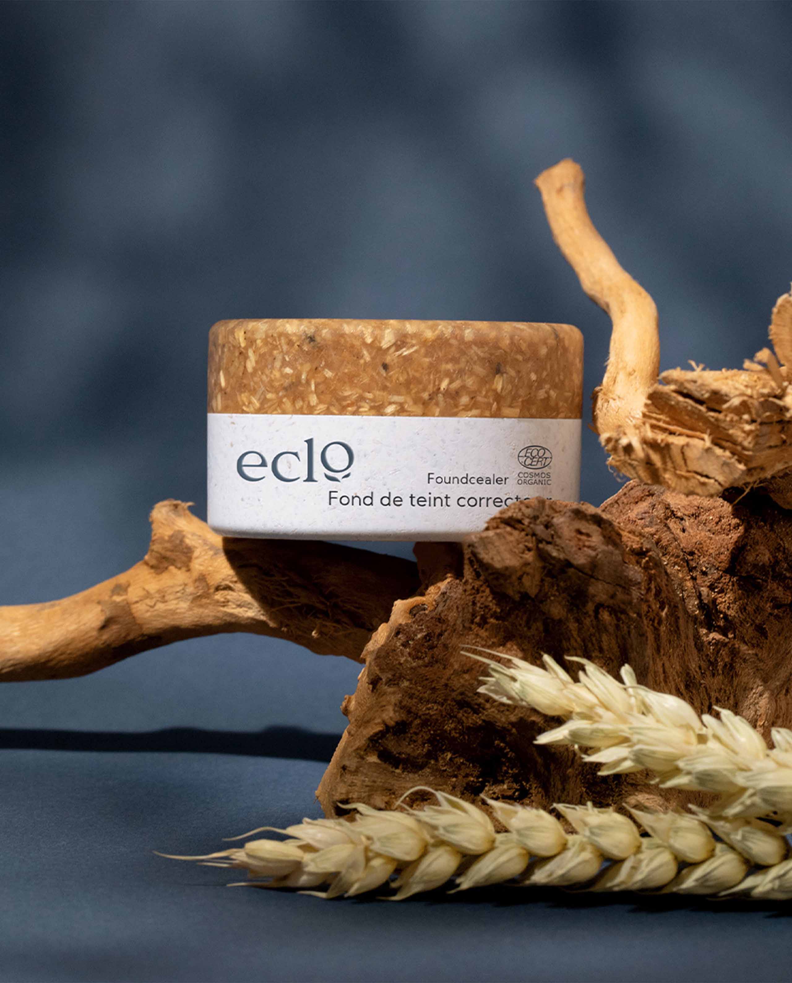 marché commun eclo beauté maquillage fond de teint correcteur naturel biologique Made in France zéro-déchet caramel