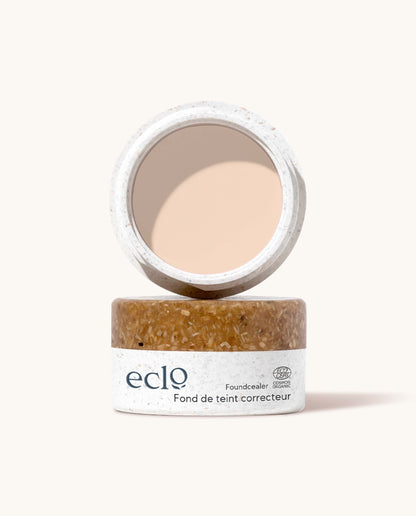 marché commun eclo beauté maquillage fond de teint correcteur naturel biologique Made in France zéro-déchet ivoire