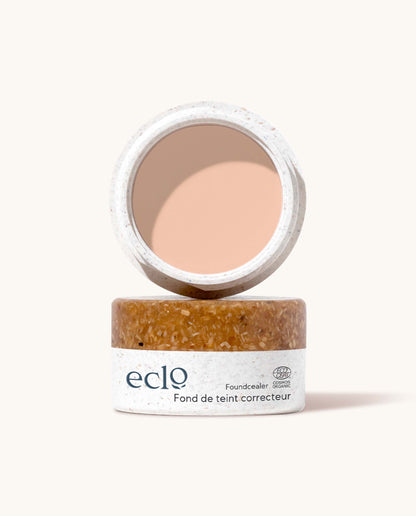 marché commun eclo beauté maquillage fond de teint correcteur naturel biologique Made in France zéro-déchet porcelaine rosé