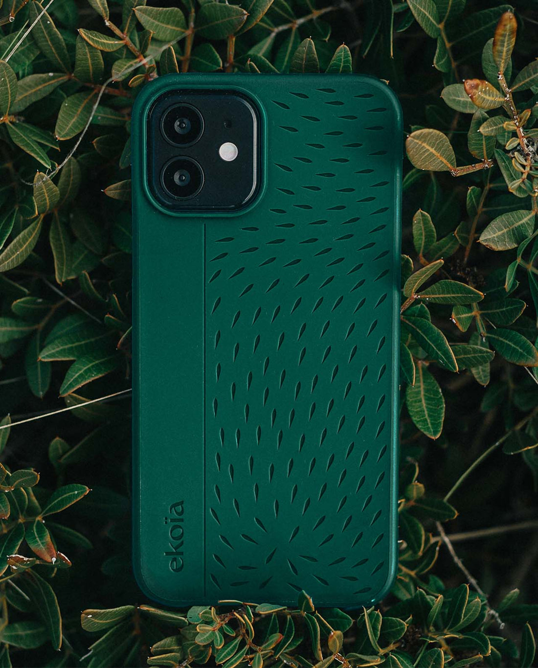 marché commun ekoïa coque iphone eco-responsable biosourcée fabriquée en france vert cèdre