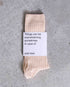 marché commun jan n june chaussettes coton biologique côtelé rose poudré