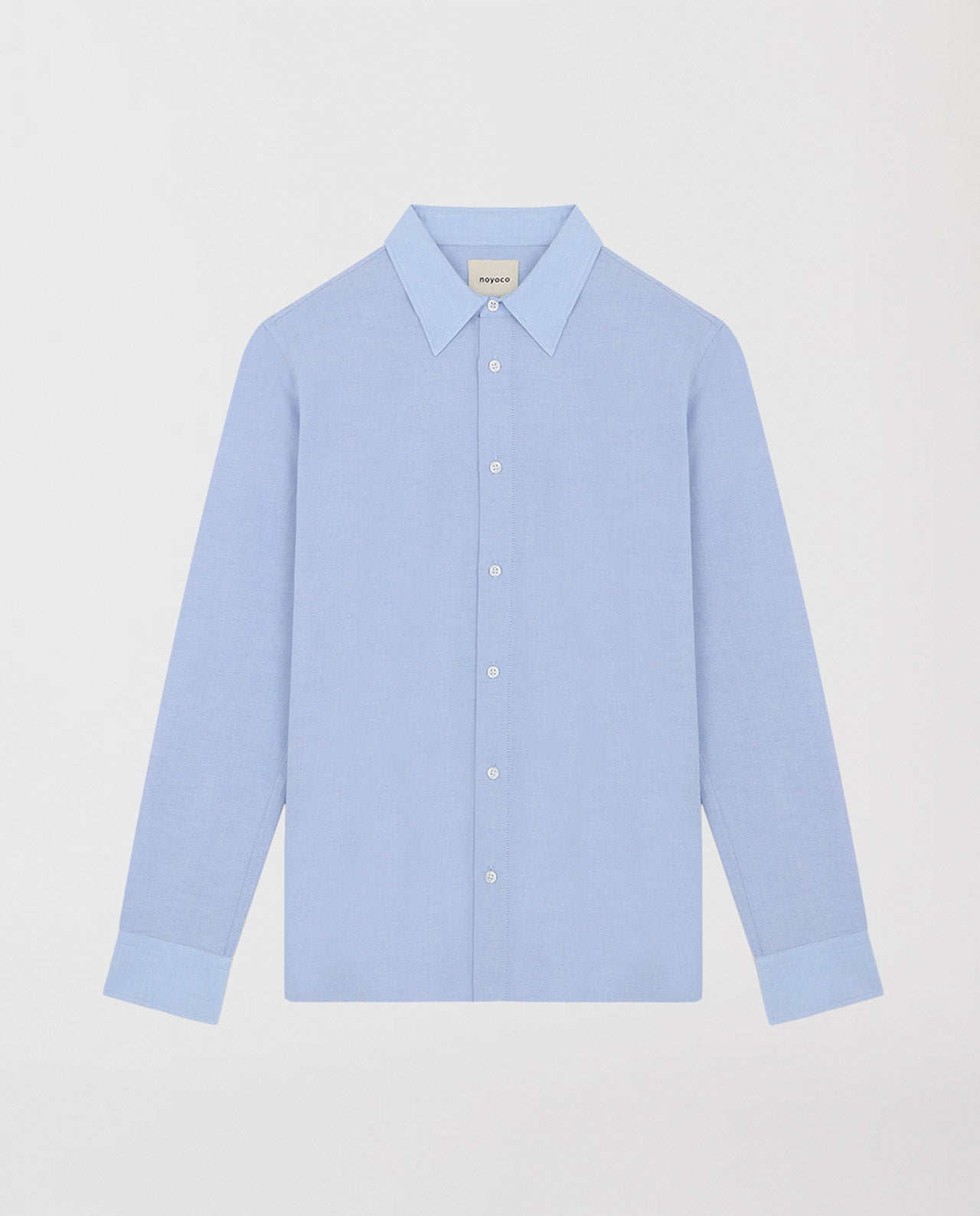 marché commun noyoco chemise ontario sky blue oxford coton biologique