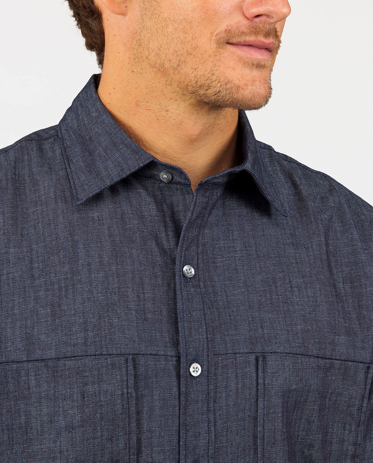 marché commun noyoco chemise homme chambray coton biologique fabriquée en Europe