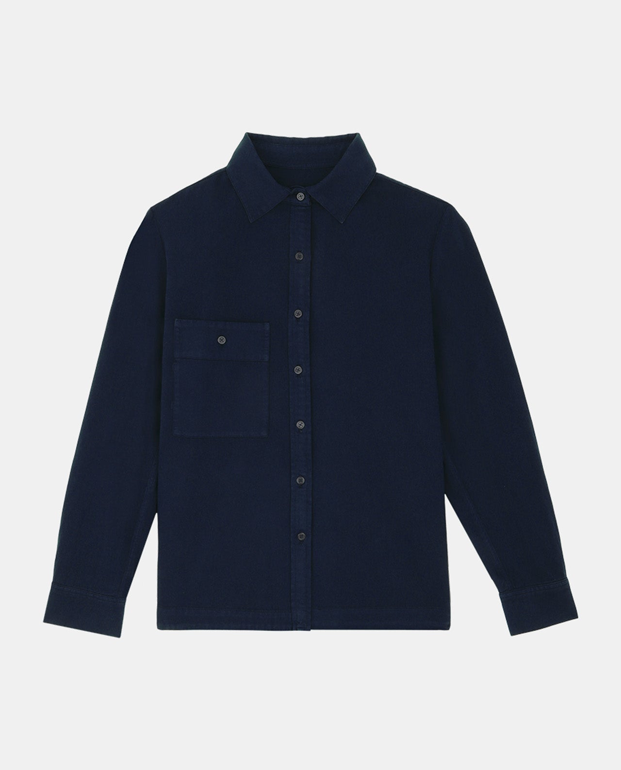 marché commun noyoco chemise homme coton biologique éco-responsable fabriquée en Europe bleu marine