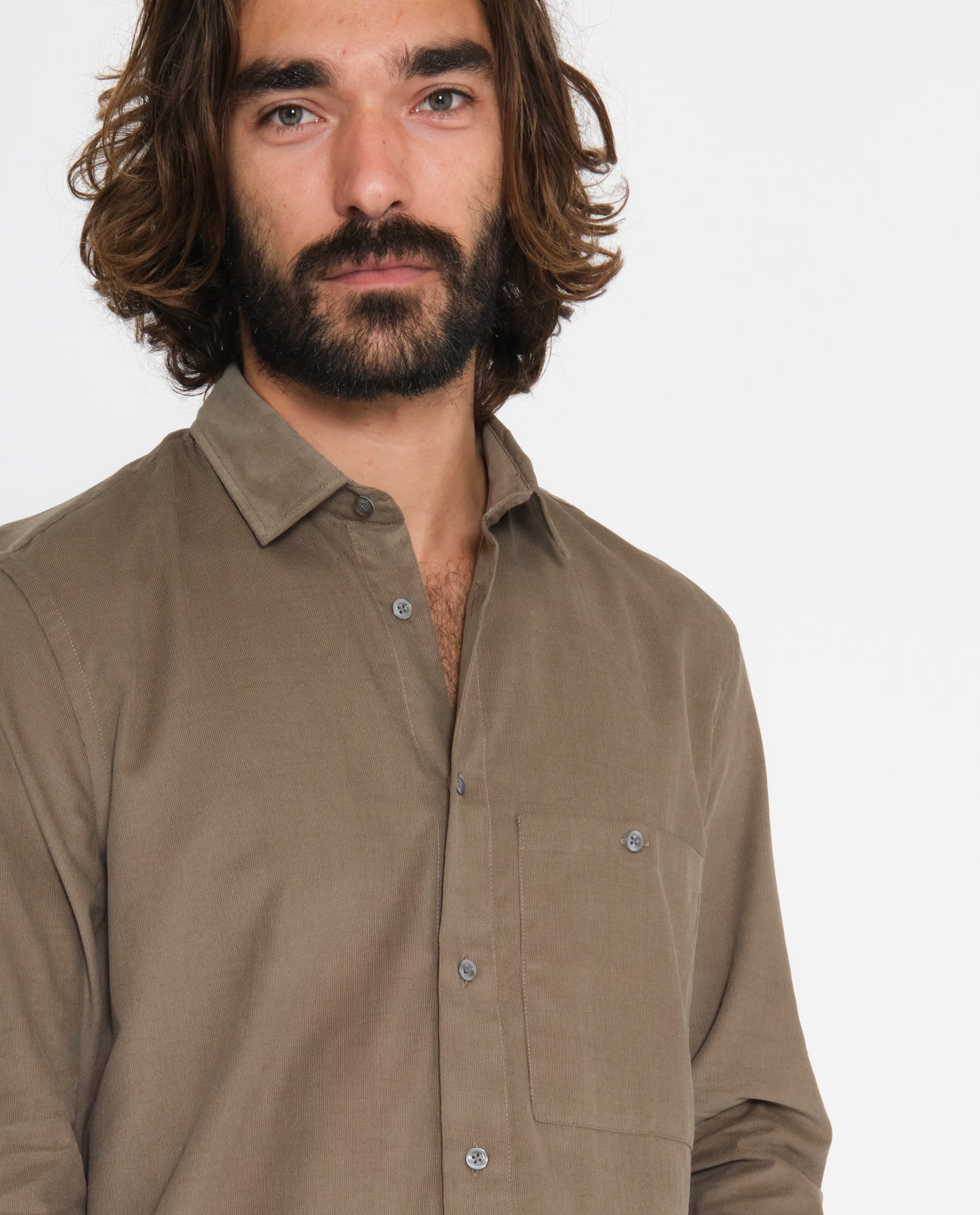 marché commun noyoco chemise curtis kaki coton biologique éco-responsable
