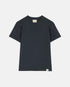 marché commun noyoco femme t-shirt manches courtes gobi coton biologique côtelé anthracite