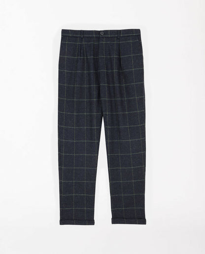 marché commun noyoco pantalon sienna laine vierge carreaux éco-responsable 