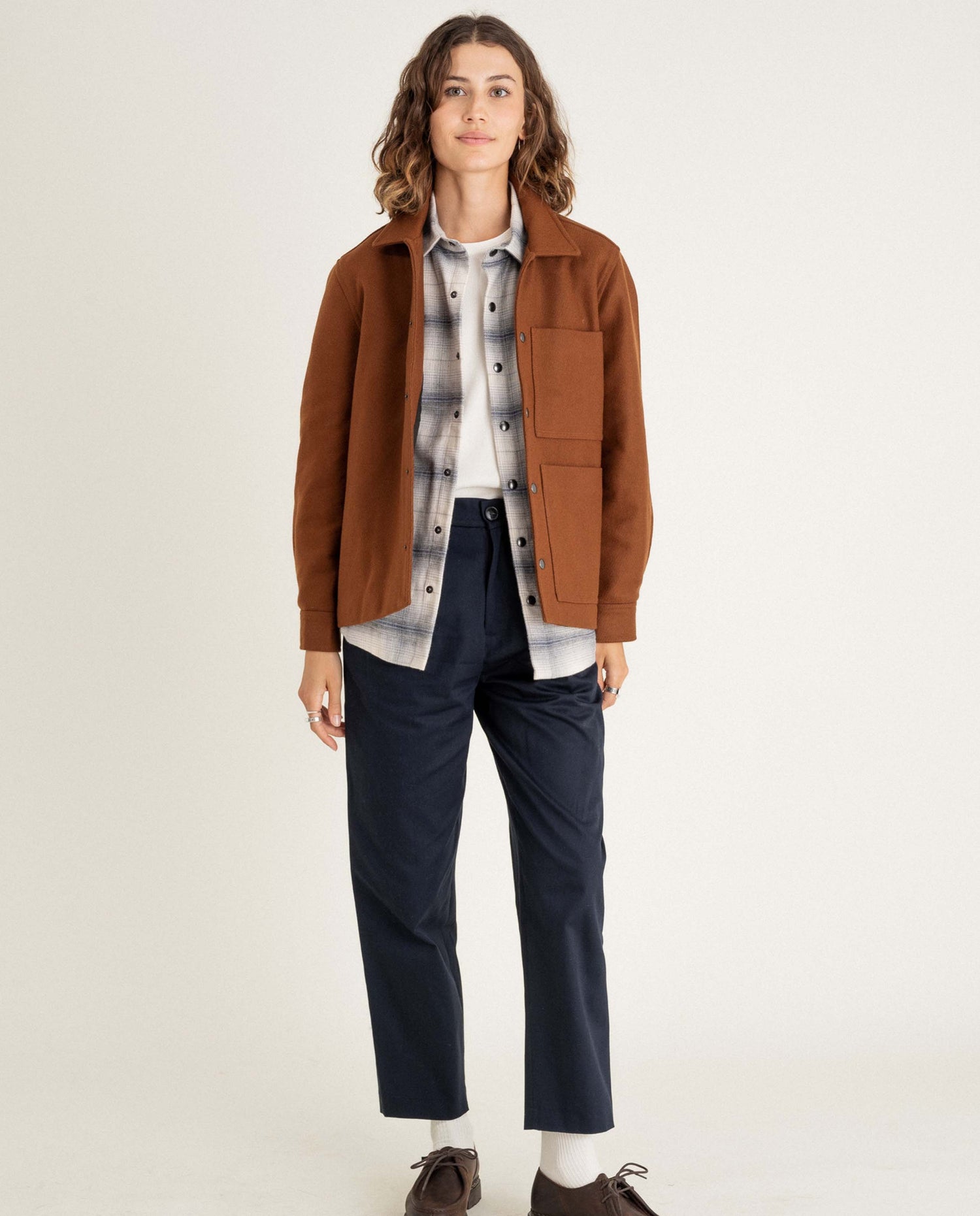 Veste Casual Epaulette Marron Paul Mausner Femme - 2475690-marron Veste Casual Epaulette Marron Paul Mausner Femme - 2475690-marron