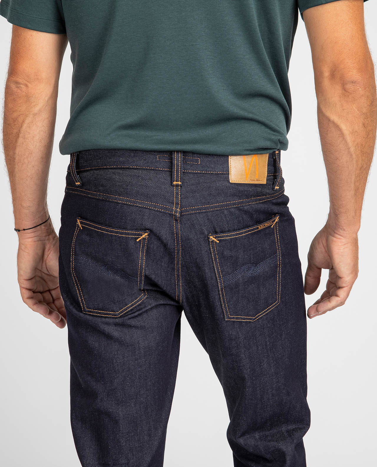 marché commun nudie jeans gritty jackson classic navy denim homme coton biologique éco-responsable éthique
