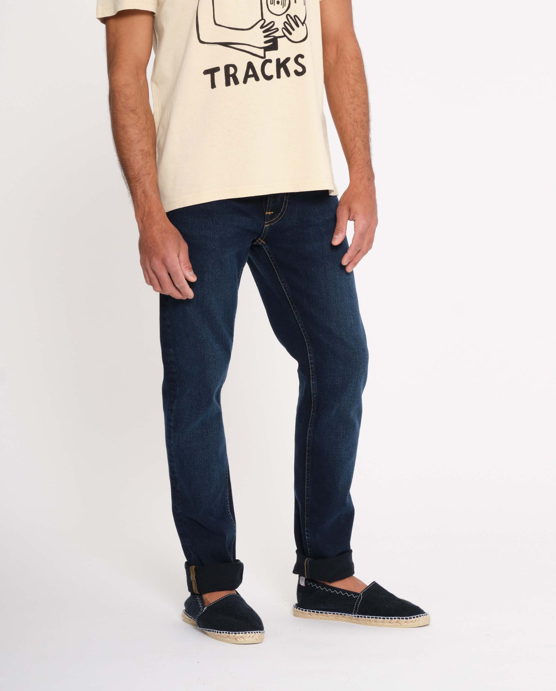 marché commun nudie jeans homme denim coton biologique lean dean new ink