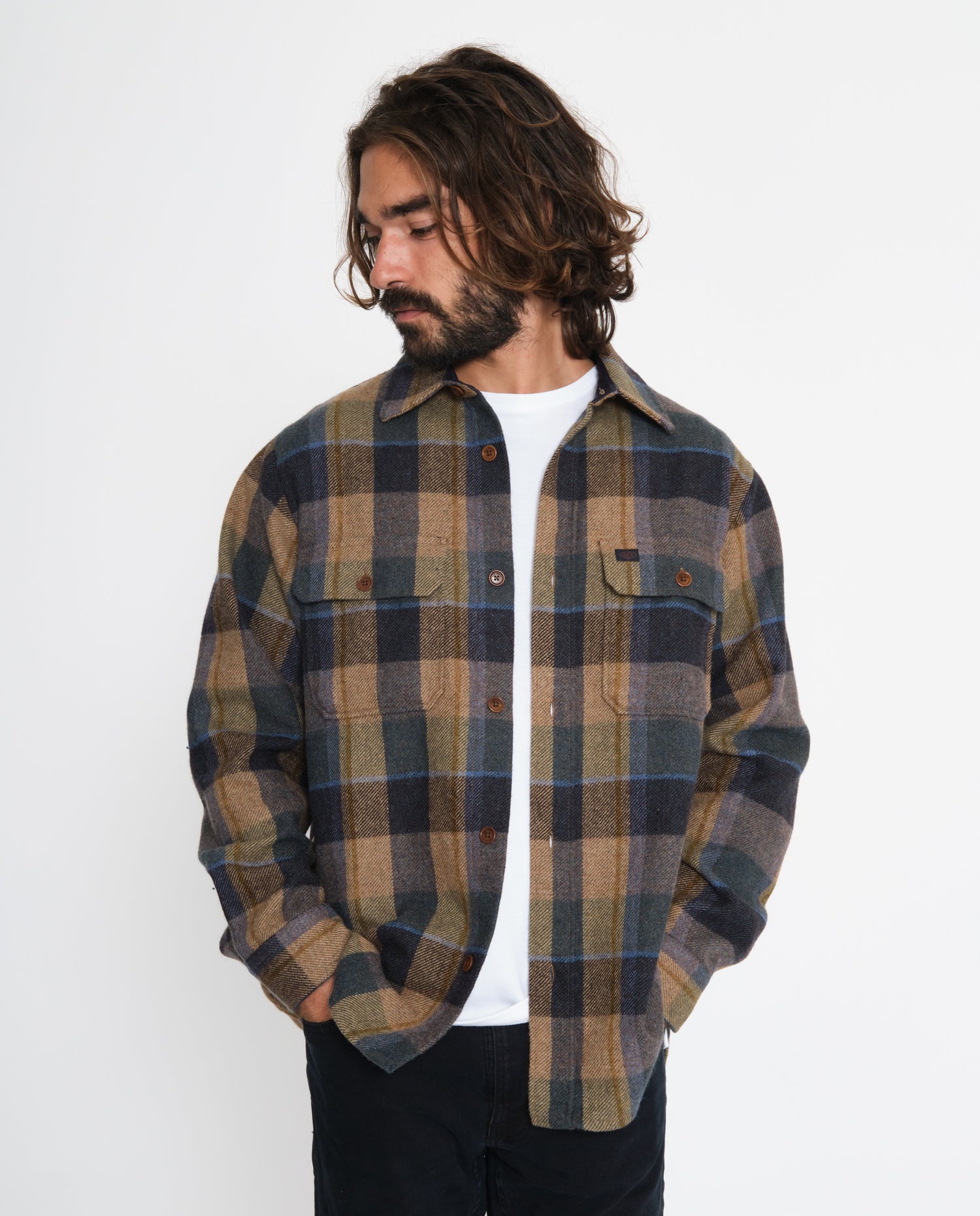 Surchemise à carreaux recyclée – Marché Commun - Main Image