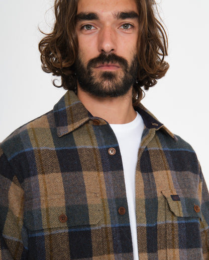 marché commun nudie jeans surchemise carreaux homme laine polyester recyclés eco-responsable