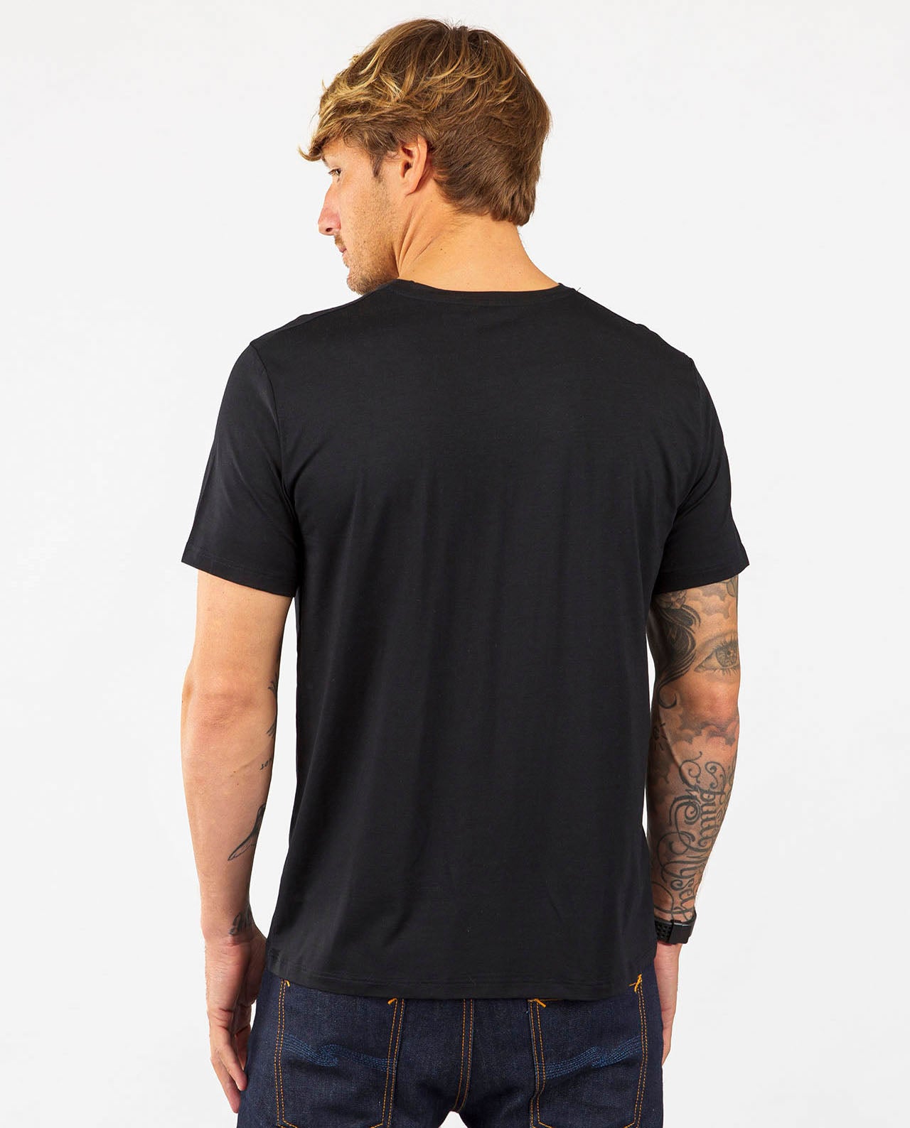 marche commun organic basics t-shirt tencel naturel manches courtes eco-responsable noir