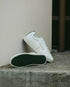 marché commun O.T.A. on the asphalt sneakers blanches homme cuir semelles pneus recyclés fabriquées en Europe