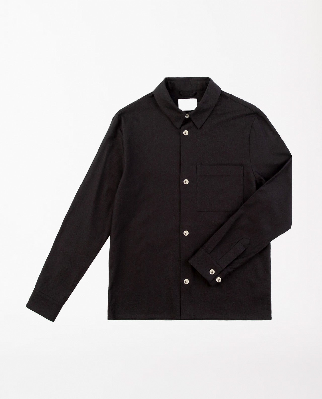 marché commun rotholz chemise droite homme coton biologique noire éthique