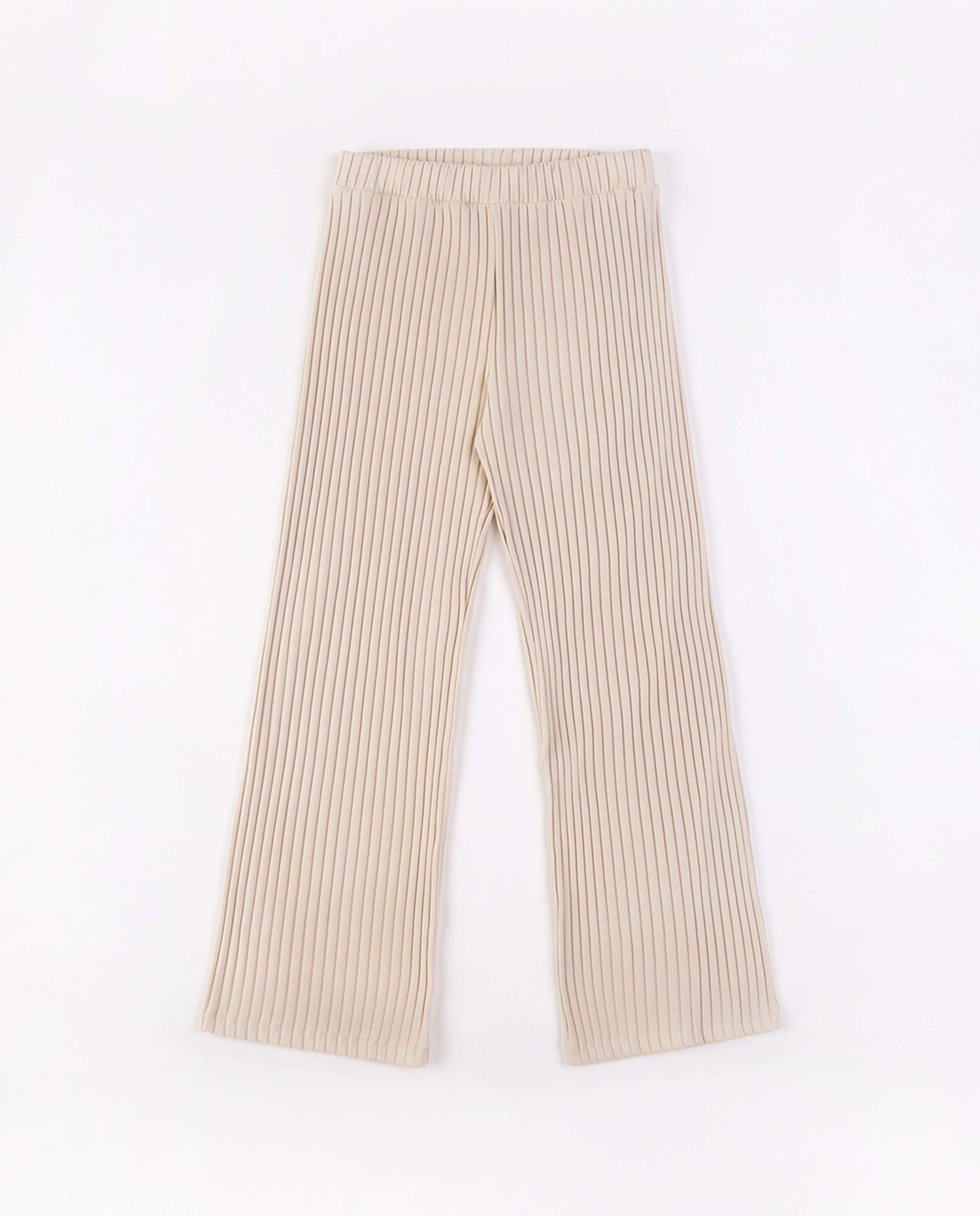 marché commun rotholz pantalon femme loungewear coton biologique côtelé crème