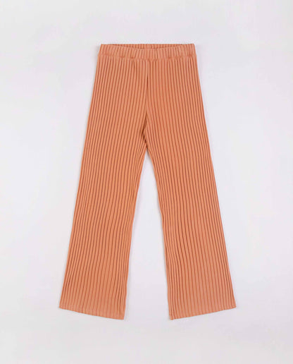 marché commun rotholz pantalon femme loungewear coton biologique côtelé melon