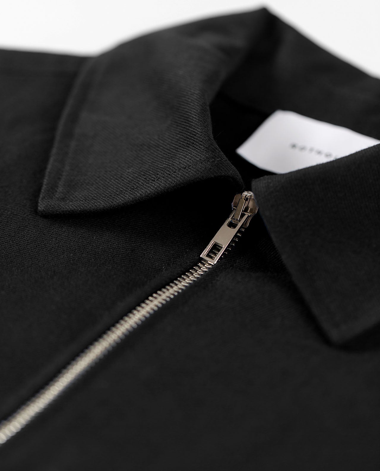 marché commun rotholz veste homme coton biologique noire éthique zippée