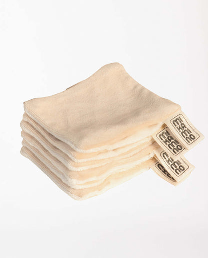 marché commun mikamino carré démaquillant nettoyant zéro-déchet coton biologique fabriqué en France