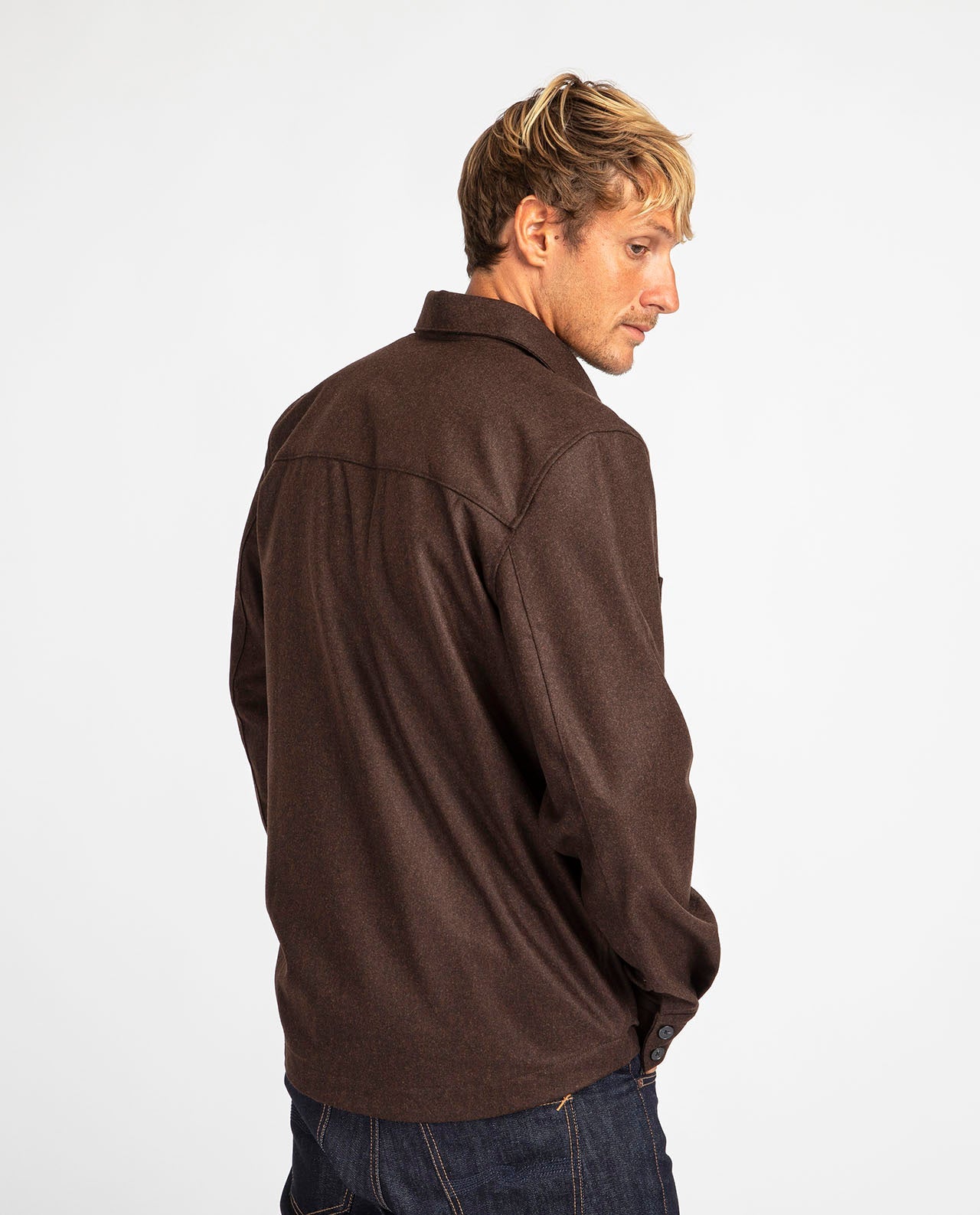 marché commun noyoco sur chemise laine vierge homme éco-responsable éthique fabriquée en Europe