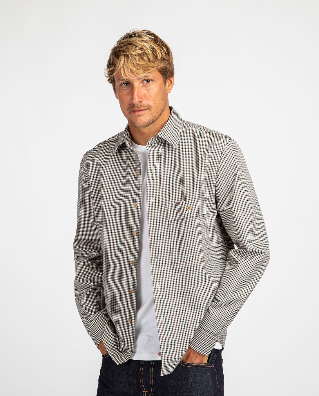 marché commun noyoco sur chemise homme carreaux coton biologique éco-responsable éthique