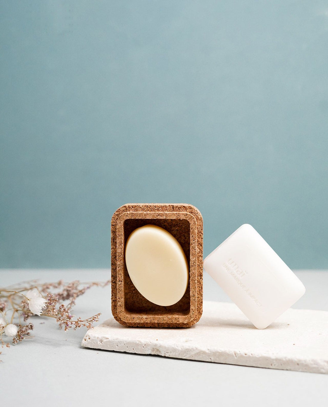 marché commun umaï écrin soin après-shampoing solide liège naturel nomade voyage écologique zéro-déchet