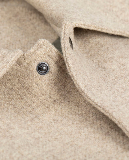 marché commun noyoco veste homme laine fabriquée en Europe éco-responsable éthique ocre