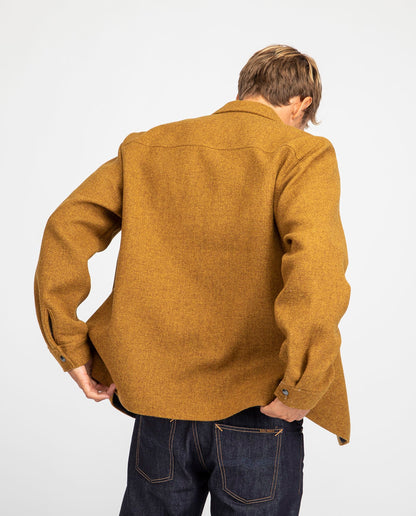 marché commun noyoco veste homme laine fabriquée en Europe éco-responsable éthique ocre