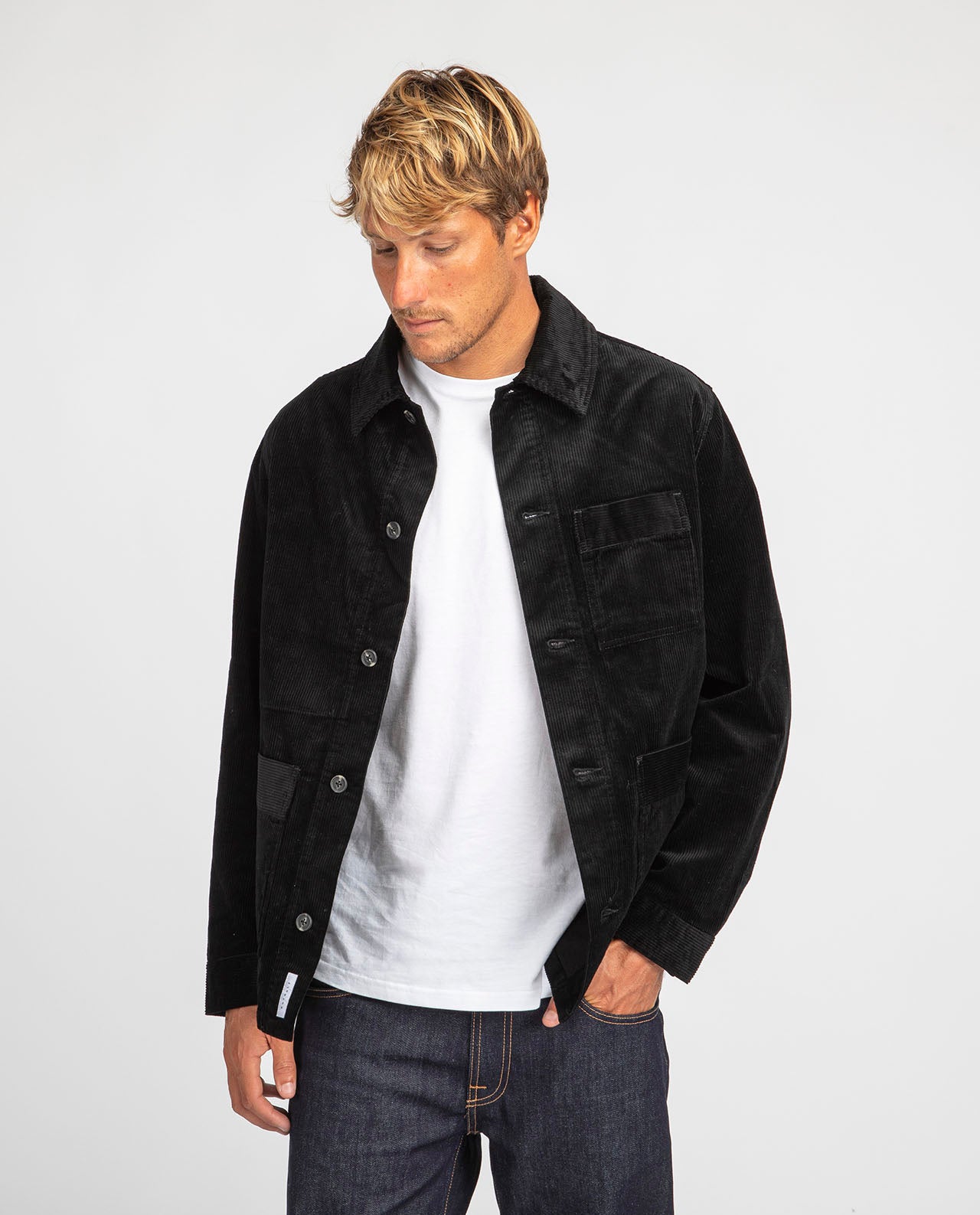 marché commun rotholz veste travail workwear homme velours côtelé coton biologique naturel éco-responsable éthique fabriquée en Europe