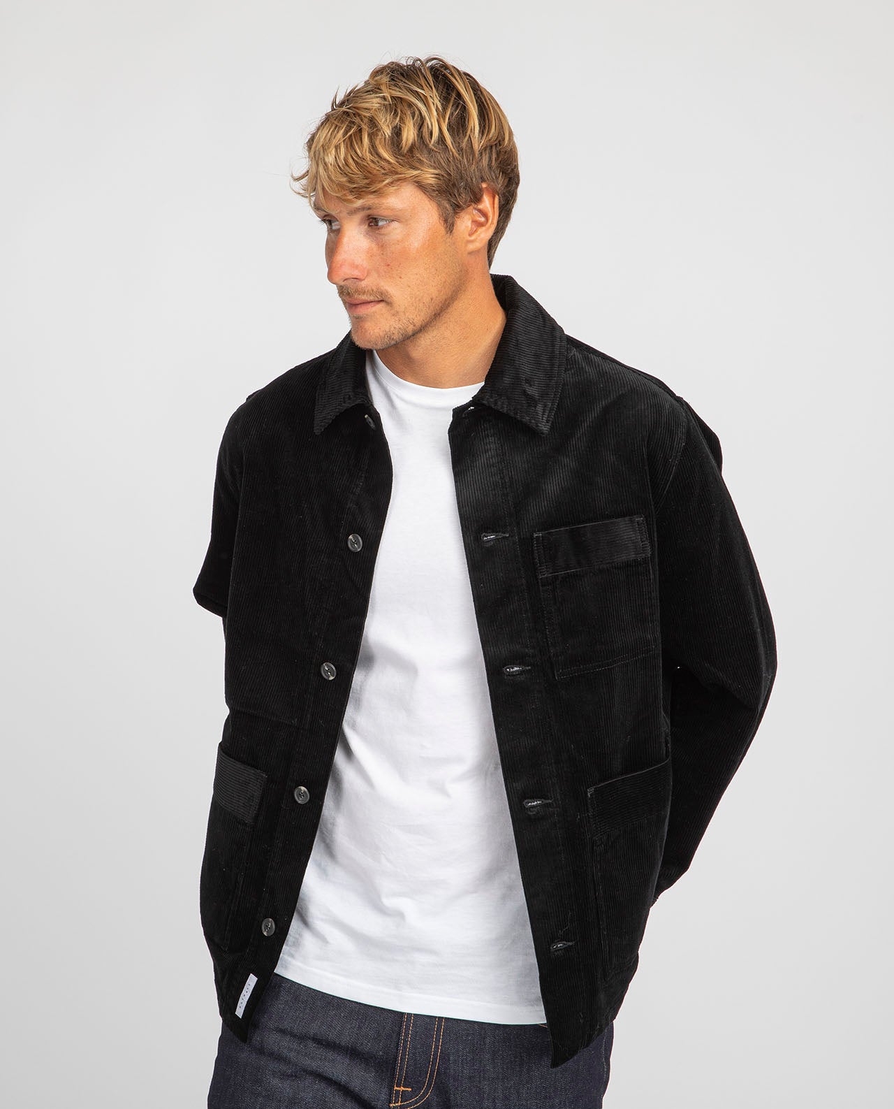 Veste homme velours discount noir